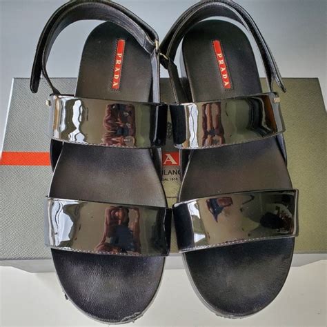 prada calzature donna sandals|official Prada shoes website.